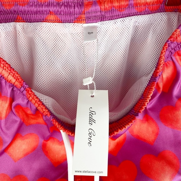 NWT Stella Cove Heart Swim Trunks‎ Size 9yrs - Picture 3 of 6